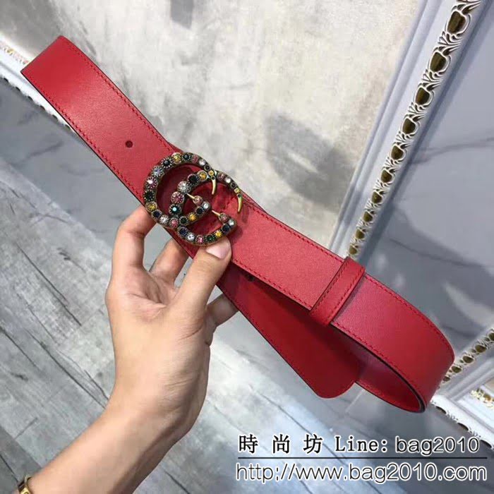 古馳CUCCI 爆款熱賣 義大利進口原版牛皮 帶身logo清晰美觀女士皮帶 GHG1310